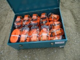 Unused Ratchet Tie Down Straps & Storage Box,