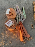 Lot Of (4) Ratchet Cargo Straps