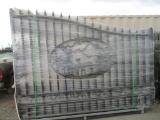 Unused Great Bear 20' Bi-Parting Wrought Iron Gate