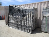 Unused Great Bear 20' Bi-Parting Wrought Iron Gate