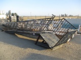 17' Rod Iron Stairs W/Railing & Platform