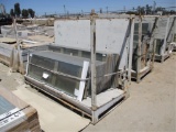 Lot Of (47) Glass Panel Inserts,