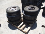 (6) Misc Rims & Tires
