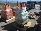 Lot Of Caution Cones,