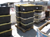 (8) Plastic Storage Bins W/Misc Items,