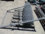 Lot Of Chain Link Fence & Gate Door