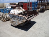 Forklift Dump Bin W/5th Wheel Hitch & Propane Tank