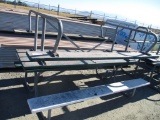 Lot Of (2) 5' x 8' Picnic Tables