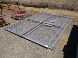 Lot Of (2) Chain Link Fence Sections