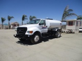 2004 Ford F750 S/A Water Truck,