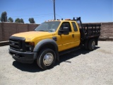 2008 Ford F450 Extended-Cab Flatbed Truck,