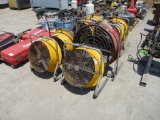 Lot Of (4) Clinton Gas Powered Industrial Fans,