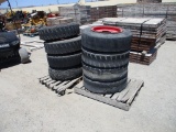 (2) Pallets Of Skid Steer Rims & Tires,