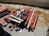 Lot Of Misc Construction Road Sign Stands, Frames,
