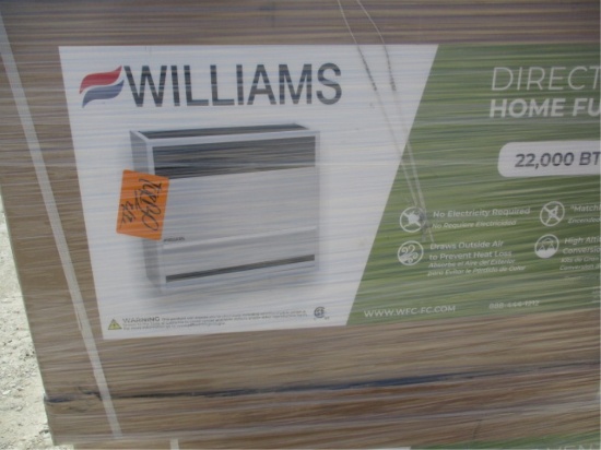 Lot Of (3) Williams Direct Vent Furnaces,