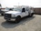 2005 Ford F350 Crew-Cab Flatbed Utility Truck,