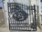 Unused Great Bear 14' Bi-Parting Wrought Iron Gate