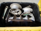 Lot of Step Stairs, Rubber Mat & Misc Pulley Wheel