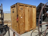 5' x 7' x 8' Wood Storage Crate W/Fork Holes