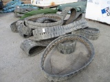 Lot Of Approx (12) Used Rubber Tracks,