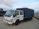 2006 Isuzu NPR Crew-Cab S/A Debris Dump Truck,