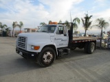 Ford F800 S/A Flatbed Dump Truck,