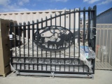 Unused Great Bear 20' Bi-Parting Wrought Iron Gate