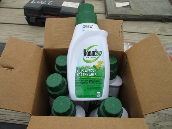 Lot Of (6) Bottles Of 32oz Roundup Weed Kill