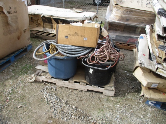Lot Of Electrical Wire, Extension Cords,