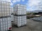 Lot Of (2) 300 Gallon Poly Tanks W/Cages