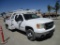 2008 GMC 3500HD Extra-Cab Flatbed Utility Truck,