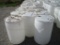 Lot Of (12) 55 Gallon Poly Barrels