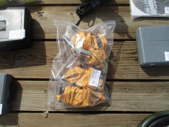 Lot Of (4) HD Ratchet Cargo Straps
