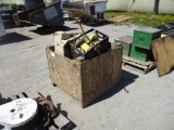 Crate Of Misc Cat Air, Hydraulic & Oil Filters