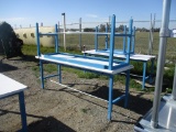 Lot Of (2) IAC Industries Metal Tables,