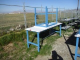 Lot Of (2) IAC Industries Metal Tables,