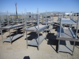 Lot Of (2) Duke Stainless Steel Tables