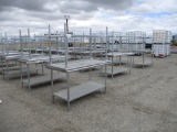 Lot Of (2) Sysco Stainless Steel Tables