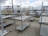 Lot Of (2) Sysco Stainless Steel Tables