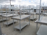 Lot Of (2) Duke Stainless Steel Tables