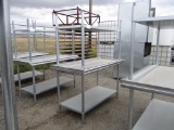 Lot Of (2) Duke Stainless Steel Tables