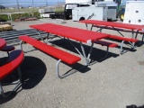 Rectangle Metal Picnic Table