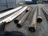 Lot Of 12' & 19' Telephone Poles