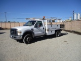 2008 Ford F550 S/A Flatbed Utility Truck,