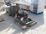 Lot Of (3) Construction Signs, Tank Dolly,