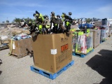 Lot Of Ryobi & Homelite Gas & Electric Weed Eaters