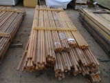 Lot Of Assorted Wood Poles,