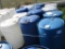 Lot Of (12) 55 Gallon Poly Barrels
