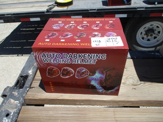 Unused Auto Darkening Welding Helmet