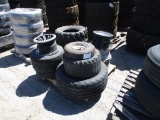 Lot Of (12) Misc Rims & Tires